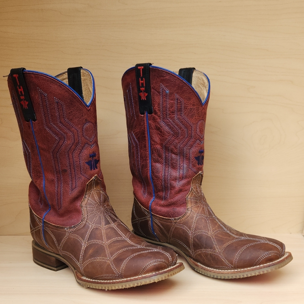 Tin Haul Youth Size 7 Cowboy Boots